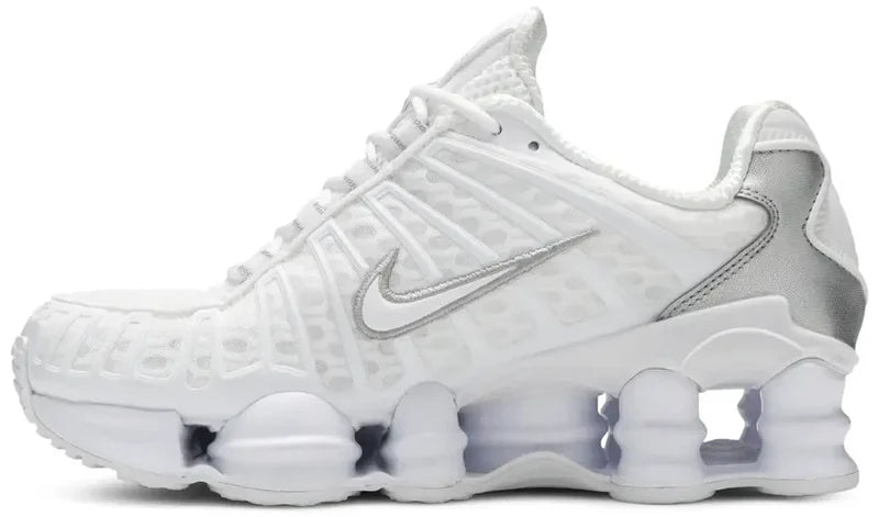 Nike Shox TL White Metallic Silver
