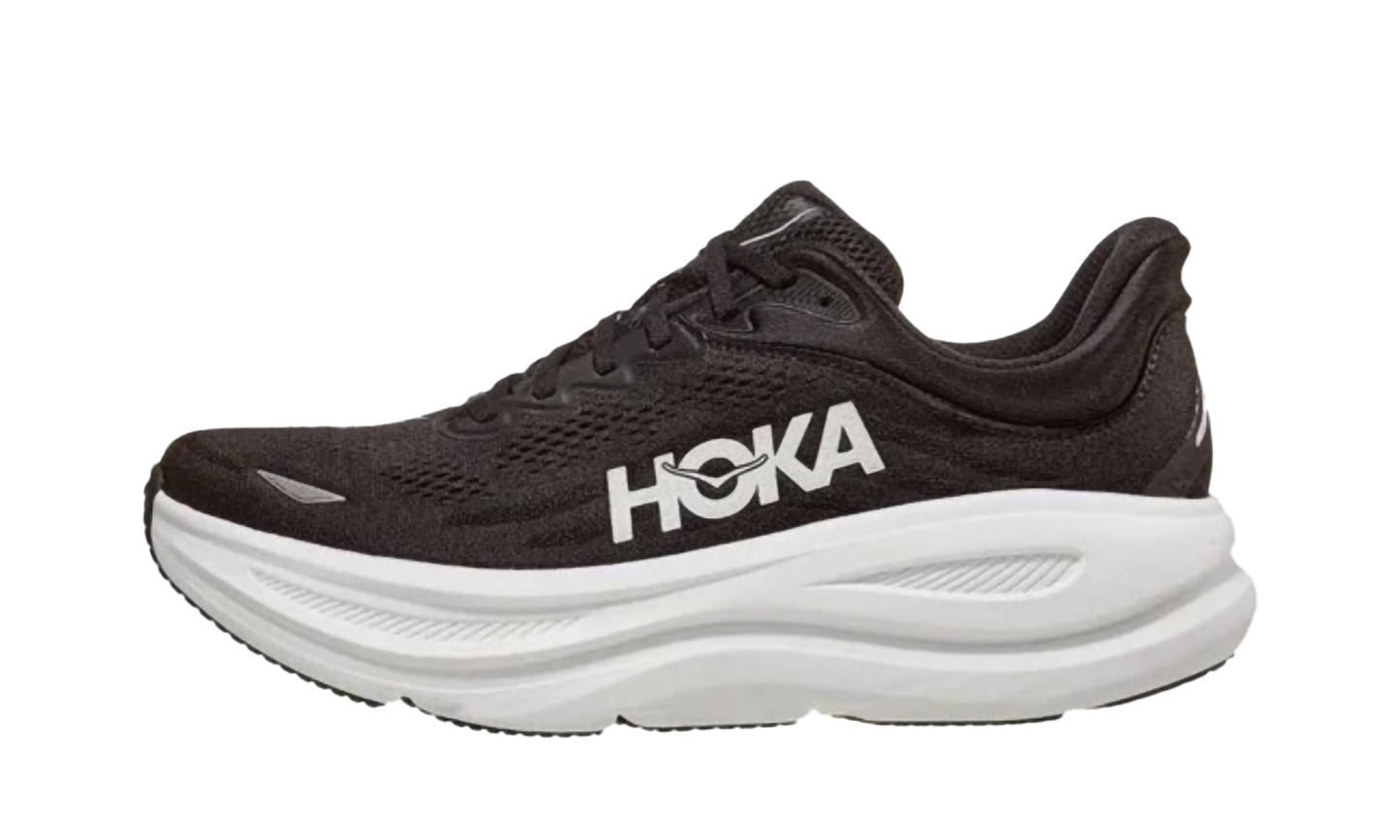 Hoka BONDI 9 "BLACK WHITE"