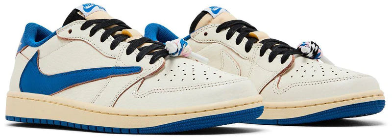 Jordan 1 Retro Low OG SP Fragment x Travis Scott Sail Military Blue