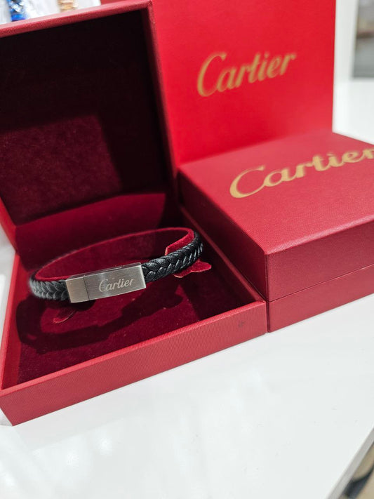 Bracelet homme cuir Cartier