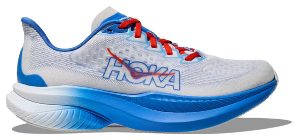 Hoka Mach 6  White/virtual Blue
