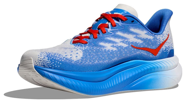 Hoka Mach 6  White/virtual Blue
