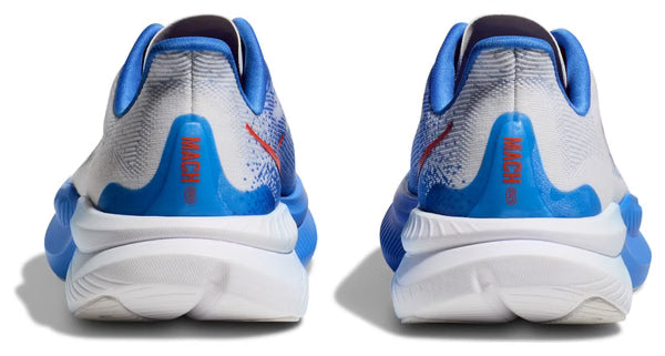 Hoka Mach 6  White/virtual Blue