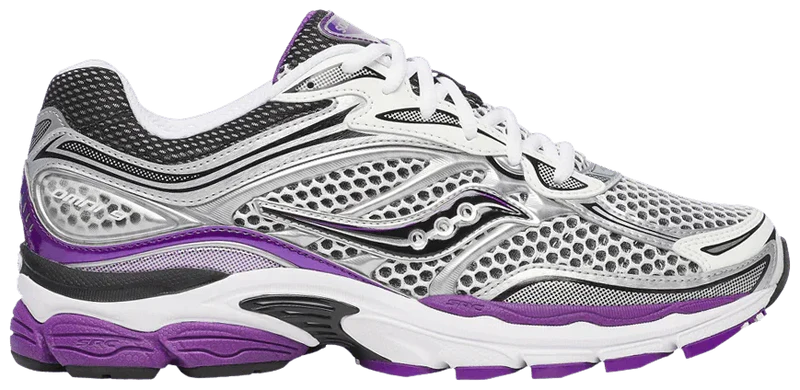 Saucony ProGrid Omni 9 White Black Silver Purple