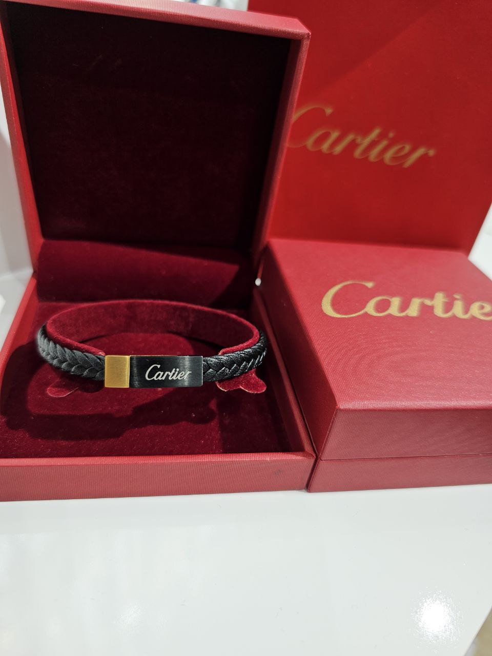 Bracelet homme cuir Cartier