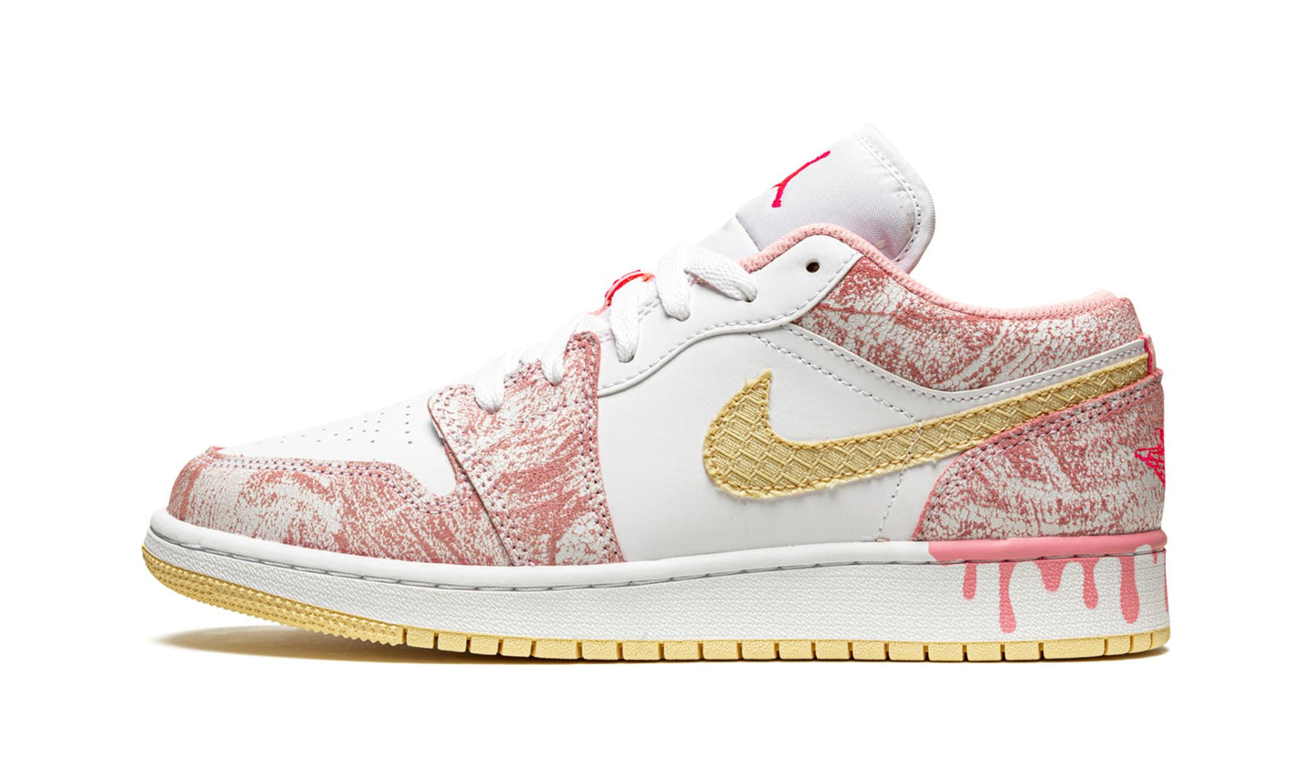 Air Jordan 1 Low SE GS "Paint Drip