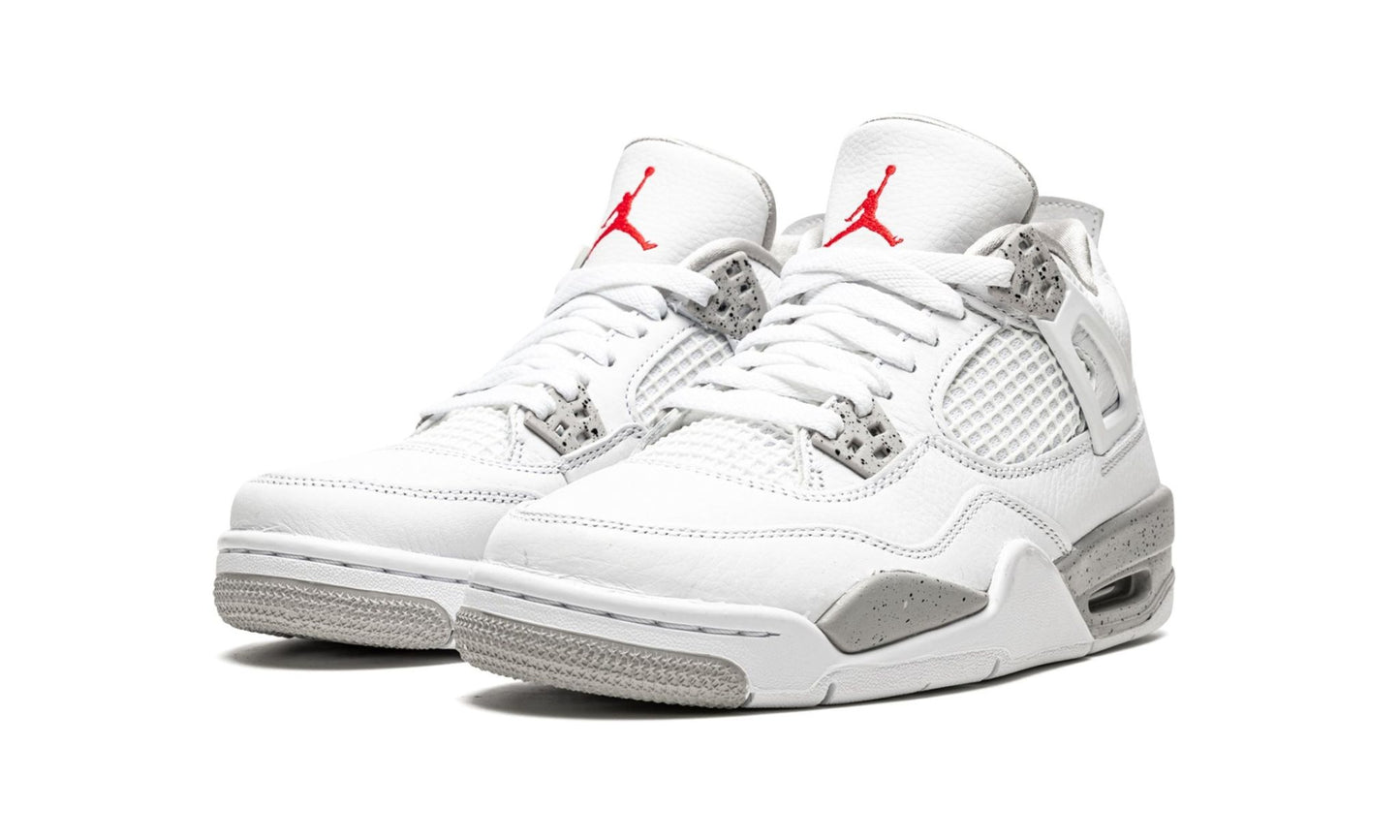 Air Jordan 4 Retro GS "White Oreo"