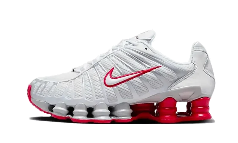 Nike Shox TL Platinum Tint Gym Red