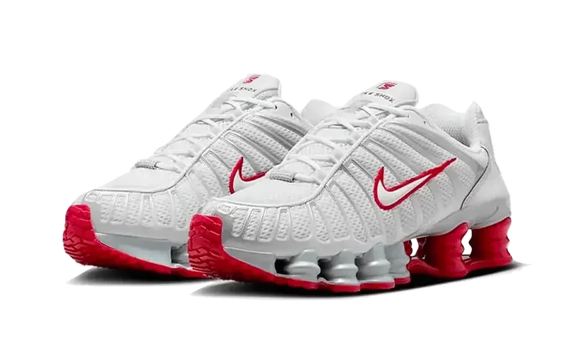 Nike Shox TL Platinum Tint Gym Red